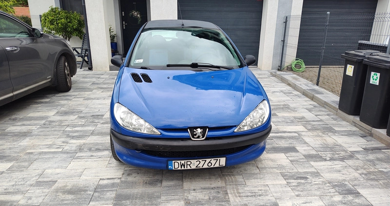 Peugeot 206 cena 6000 przebieg: 118000, rok produkcji 2006 z Łańcut małe 106